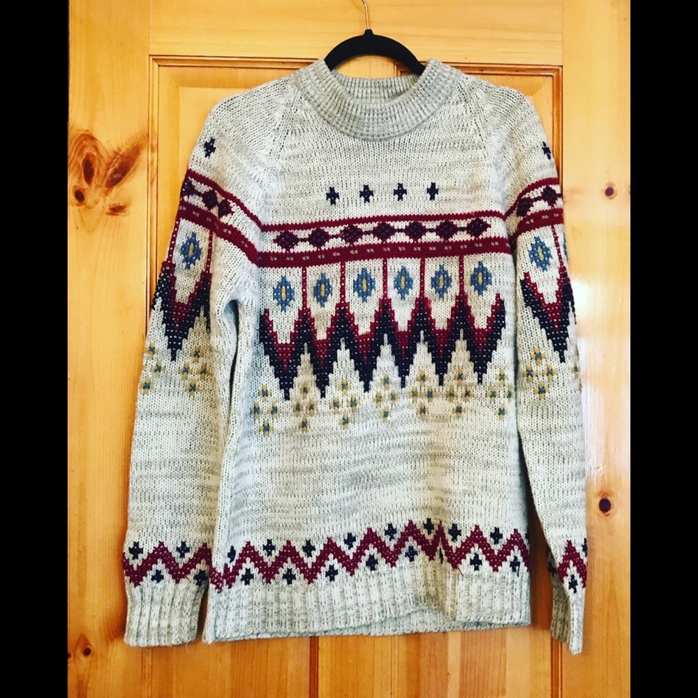 Vintage Patterned Sweater